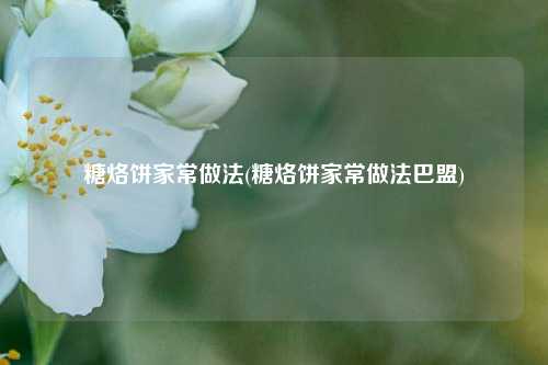 糖烙饼家常做法(糖烙饼家常做法巴盟)